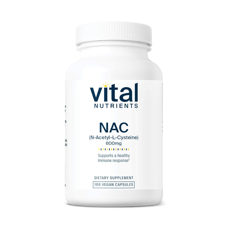 [Australia] - Vital Nutrients NAC 600mg | N-Acetyl Cysteine | Vegan NAC Supplement | Antioxidant for Sinus, Liver, Immune, and Respiratory Health* | Gluten, Dairy, Soy Free | 100 Capsules 100 Count (Pack of 1) 