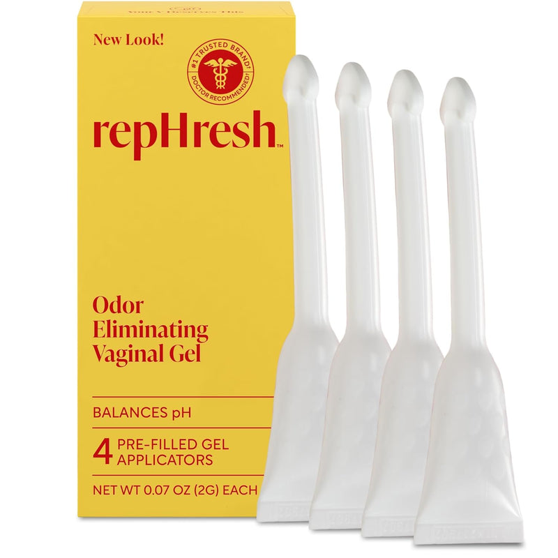 [Australia] - RepHresh Odor Eliminating Vaginal Gel, 4ct (0.07oz) Odor Eliminating Gel 