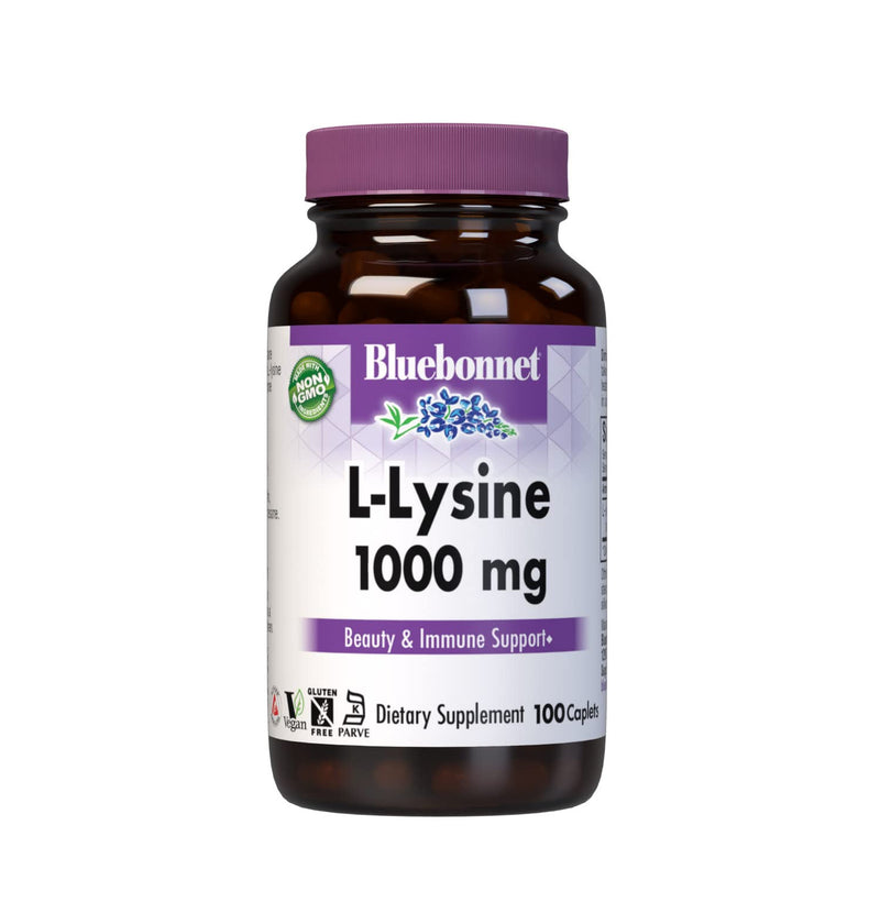 [Australia] - Bluebonnet L-Lysine 1000 mg Caplets, 100 Count 