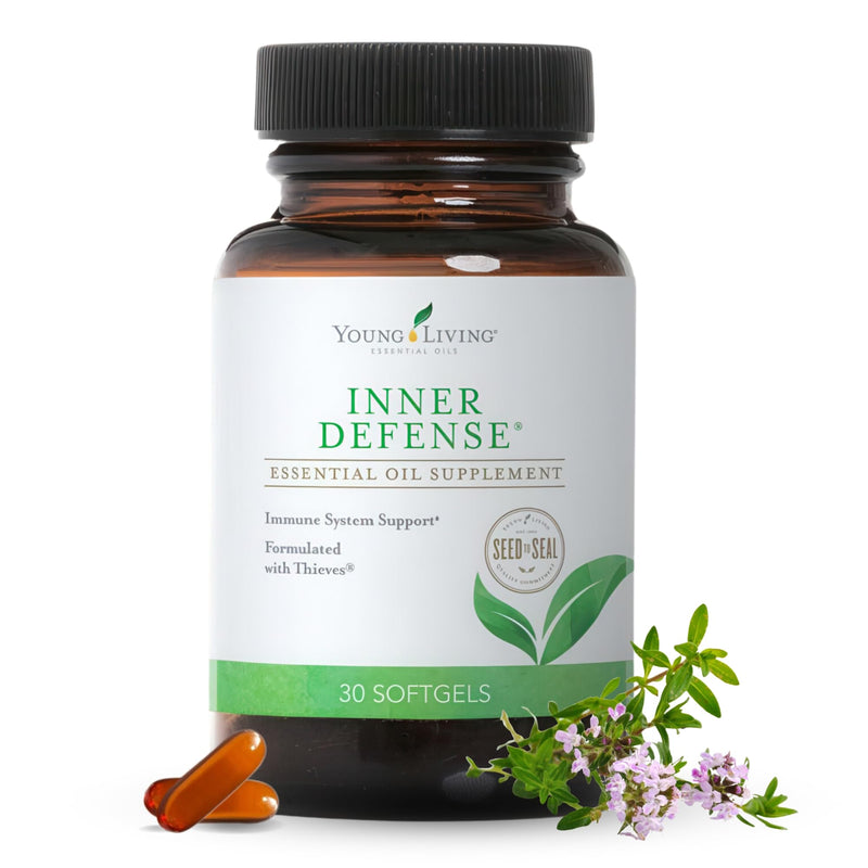 Young Living Inner Defense Softgels with Oregano & Essential Oils | Seasonal Wellness Supplement for Adults | Essential Oil Softgels | 30 Count 30 Count (Pack of 1)