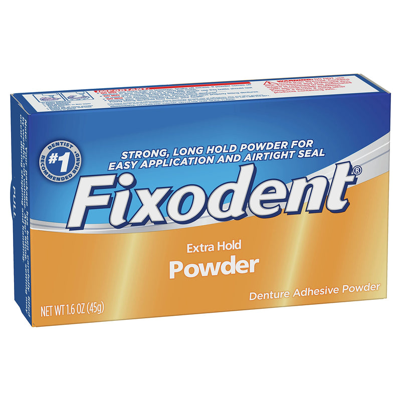 [Australia] - Fixodent Denture Adhesive Powder, Extra Hold - 1.6 Oz 1.6 Ounce (Pack of 1) 