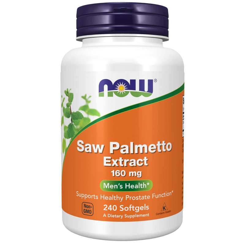 [Australia] - NOW Foods Supplements, Saw Palmetto Extract (Serenoa repens) 160 mg, Men's Health*, 240 Softgels 240 Count (Pack of 1) 