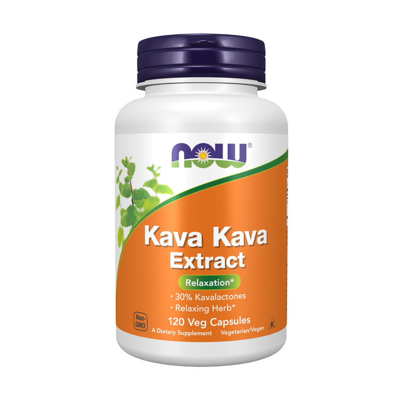 [Australia] - NOW Foods Supplements, Kava Kava Extract 250 mg, 30% Kavalactones, Herbal Relaxation Blend*, 120 Veg Capsules 120 Count (Pack of 1) 