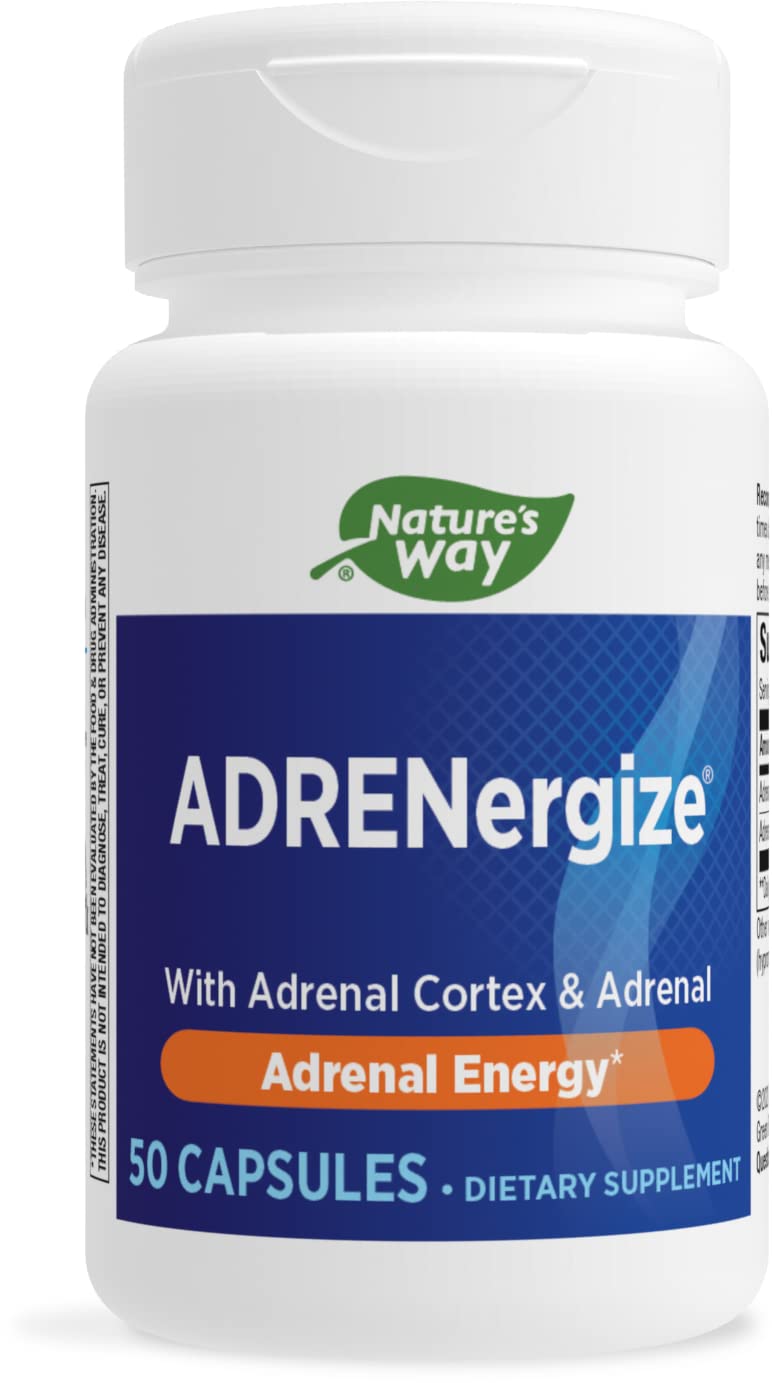 [Australia] - Nature's Way ADRENergize with Adrenal Cortex & Whole Adrenal, Energy Support*, 50 Capsules 