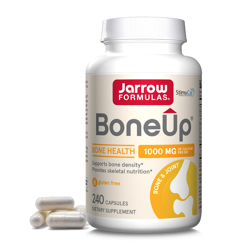 [Australia] - Jarrow Formulas BoneUp for Bone Density - Vitamin D3 and K2, Calcium Support, 240 Capsules, Promotes Skeletal Nutrition, Up to 40 Days Supply Unflavored 240 Count (Pack of 1) 
