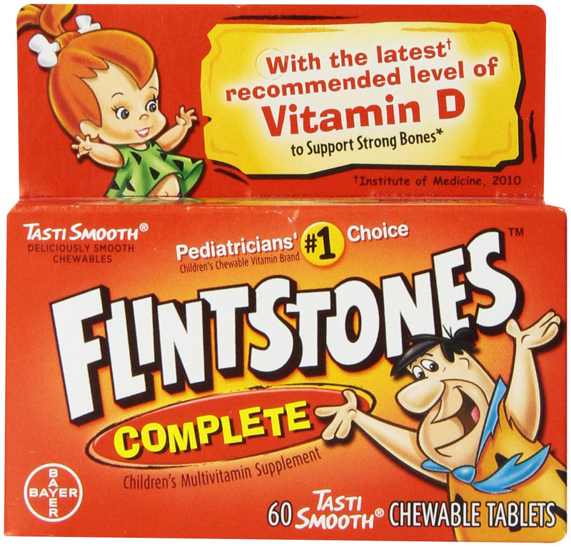 [Australia] - Flintstones Complete Childrens Chewable Supplement, 60 Count 