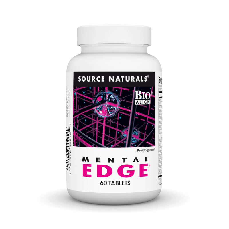 Source Naturals Mental Edge - Brain Boosting Supplement* - 60 Tablets 1 60 Count (Pack of 1)