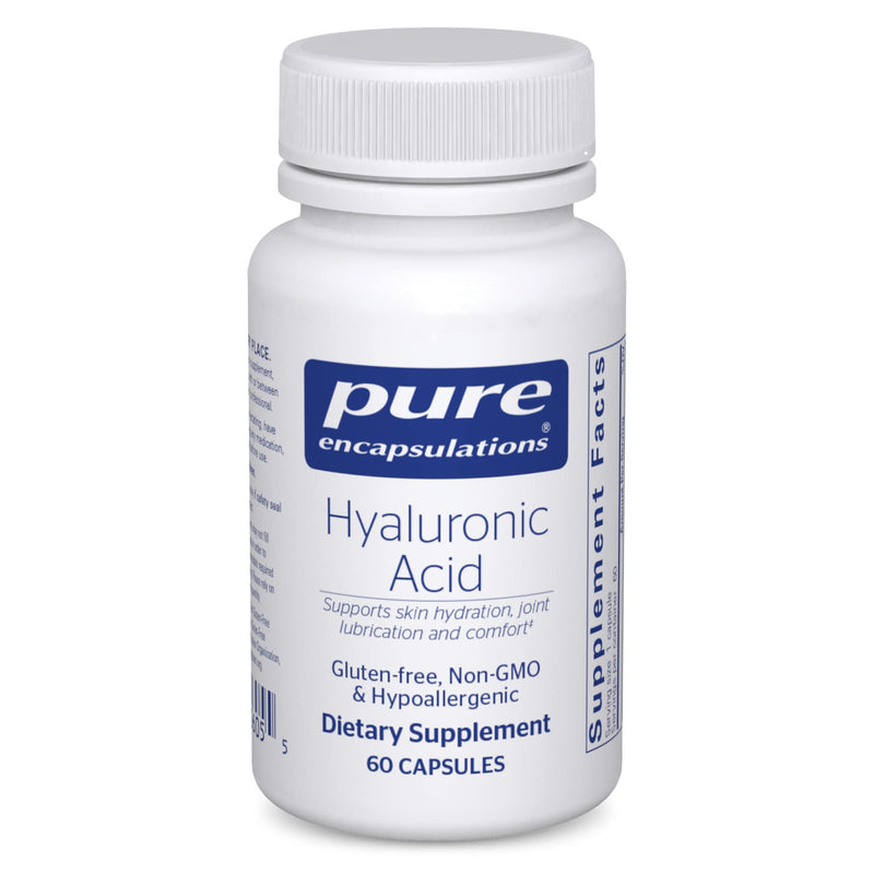 [Australia] - Pure Encapsulations Hyaluronic Acid - for Skin Hydration, Joint Lubrication & Joint Health* - Effective Absorption - Gluten Free - Vegan & Non-GMO - 60 Capsules 60 Count (Pack of 1) 