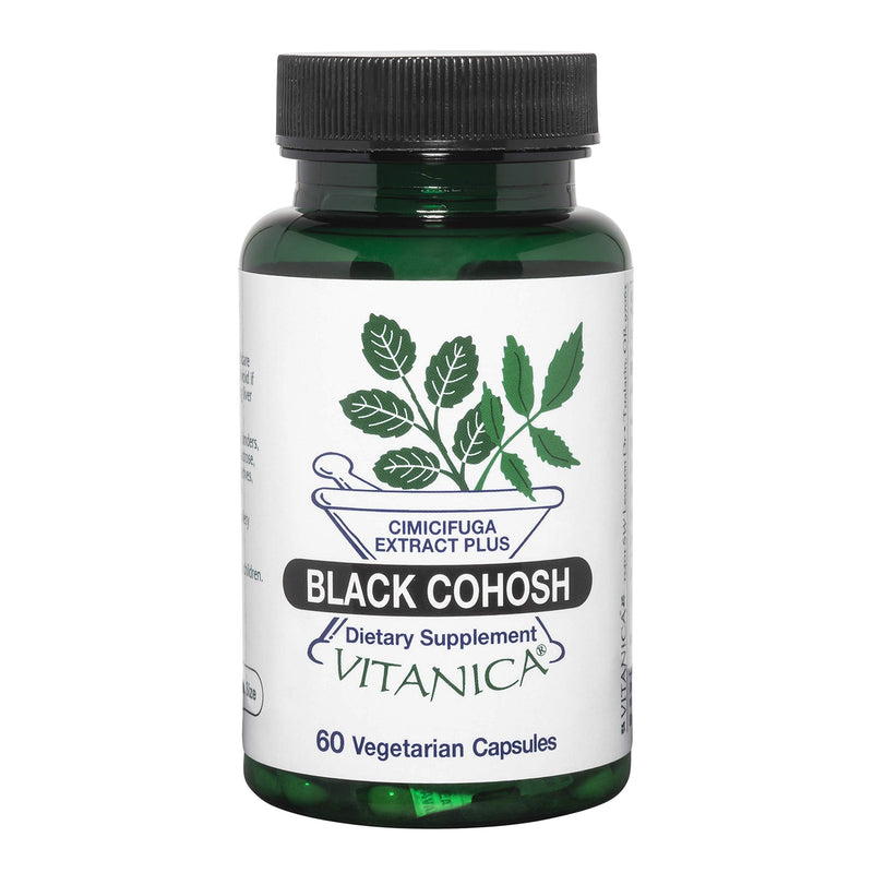 [Australia] - Vitanica Black Cohosh, Cimicifuga Extract Plus, Vegan, 60 Capsules 