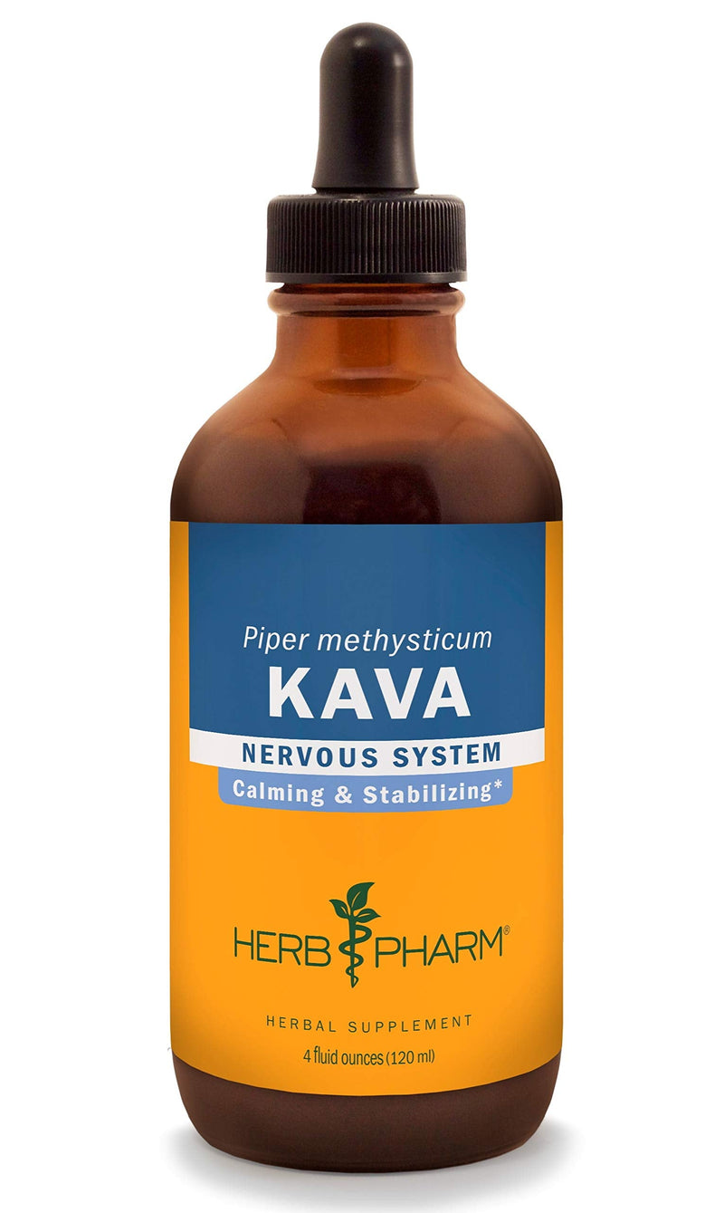 [Australia] - Herb Pharm Kava Root Liquid Extract to Reduce Stress and Promote Relaxation - 4 Ounce 