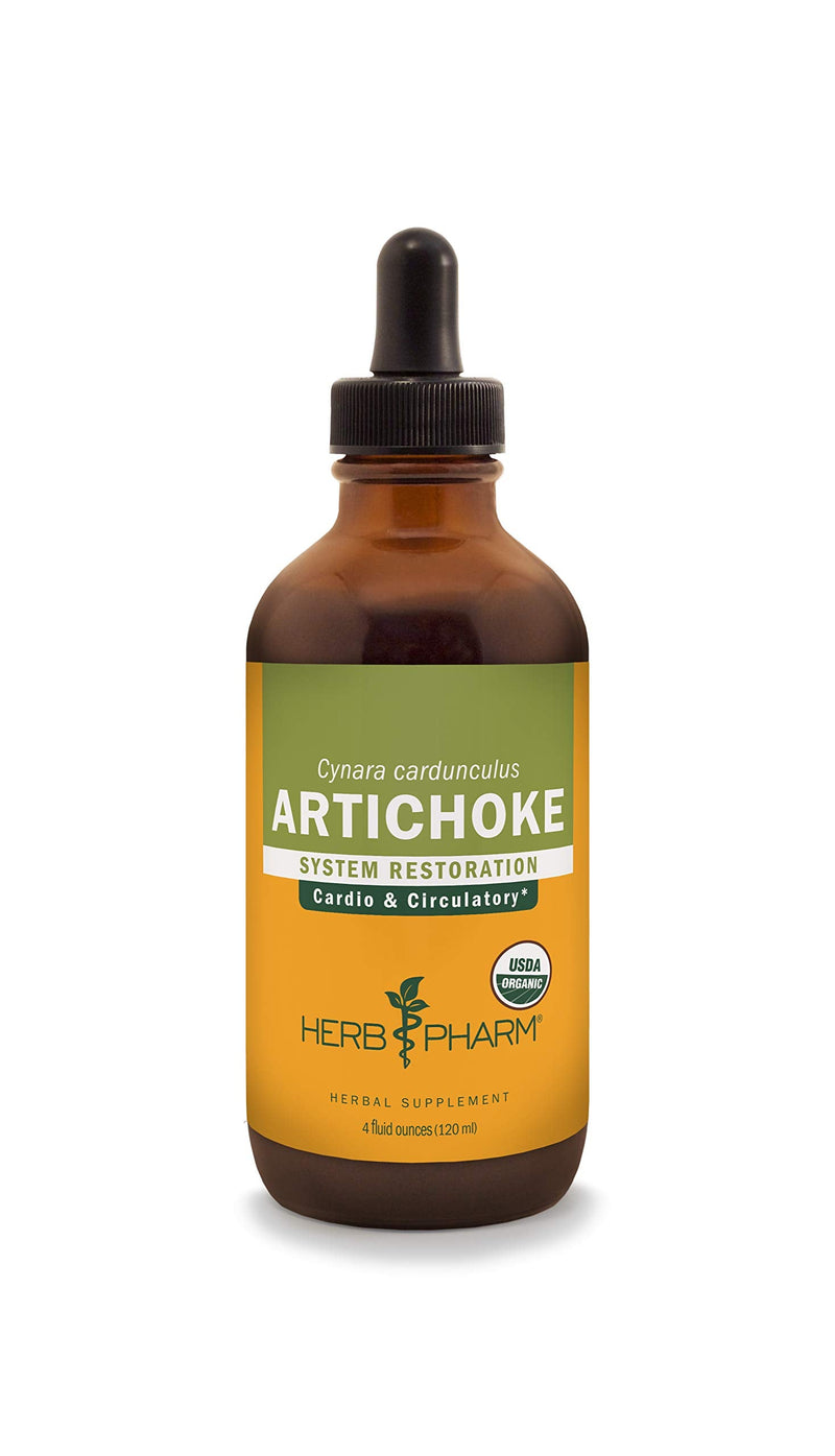[Australia] - Herb Pharm Certified Organic Artichoke Liquid Extract for Cardiovascular and Circulatory Support - 4 Ounce 