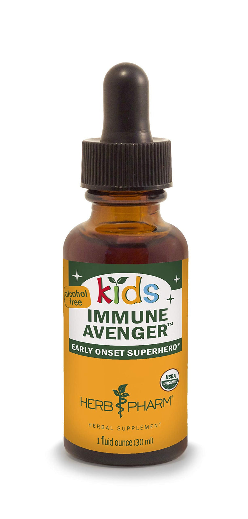 [Australia] - Herb Pharm Kids Certified-Organic Alcohol-Free Immune Avenger Herbal Formula, 1 Ounce 
