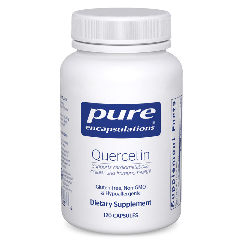 [Australia] - Pure Encapsulations Quercetin - 500 mg - Immune Support, Cellular Health & Heart Health - Antioxidant Supplement - Gluten Free & Non-GMO - 120 Capsules 120 Count (Pack of 1) 