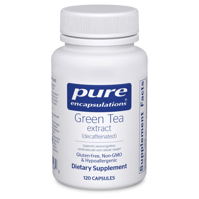 [Australia] - Pure Encapsulations Green Tea Extract (Decaffeinated) | Hypoallergenic Antioxidant Support for All Cells in The Body* | 120 Capsules 120 Count (Pack of 1) 