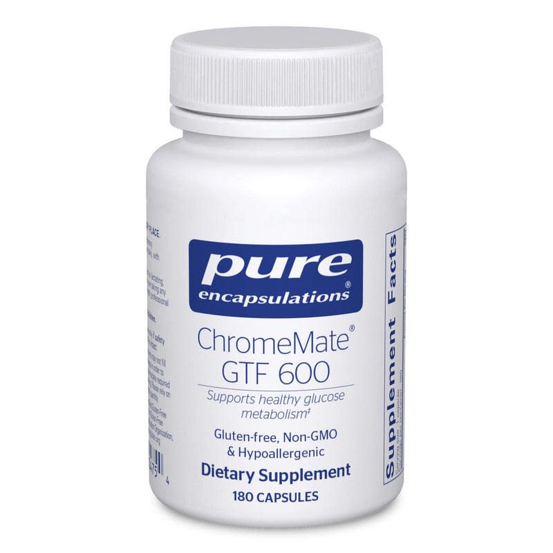 [Australia] - Pure Encapsulations ChromeMate GTF 600 | Supplement for Metabolism and Lean Muscle* | 180 Capsules 180 Count (Pack of 1) 
