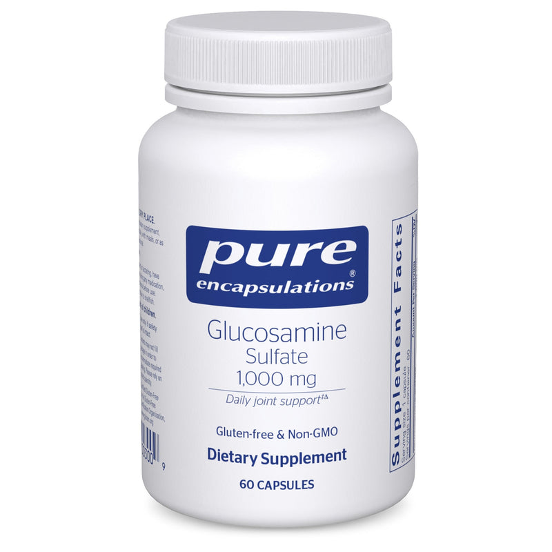 [Australia] - Pure Encapsulations Glucosamine Sulfate 1,000 mg | Supplement for Joint Support and Mobility, Cartilage Health, and Connective Tissue* | 60 Capsules 60 Count (Pack of 1) 