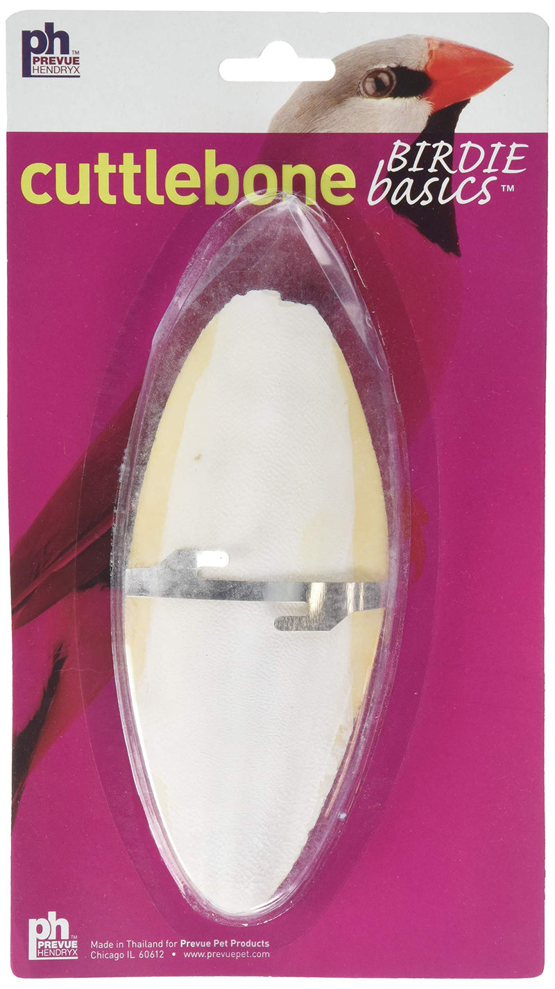 PH Prevue Hendryx Cuttlebone Large 10-12 Inch Single for Birds, White - PawsPlanet Australia