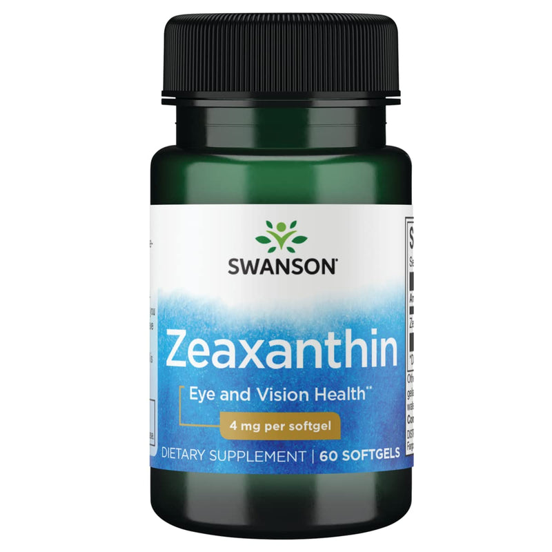 [Australia] - Swanson Zeaxanthin 4 Milligrams 60 Sgels 1 