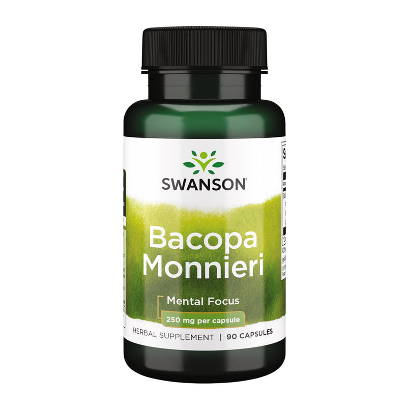 [Australia] - Swanson Bacopa Monnieri Extract Bacognize 250 Milligrams 90 Capsules 
