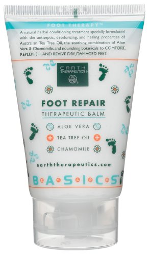 [Australia] - Earth Therapeutics Foot Repair Balm, 4-Ounce Tube (Pack of 3) 4 Ounce 