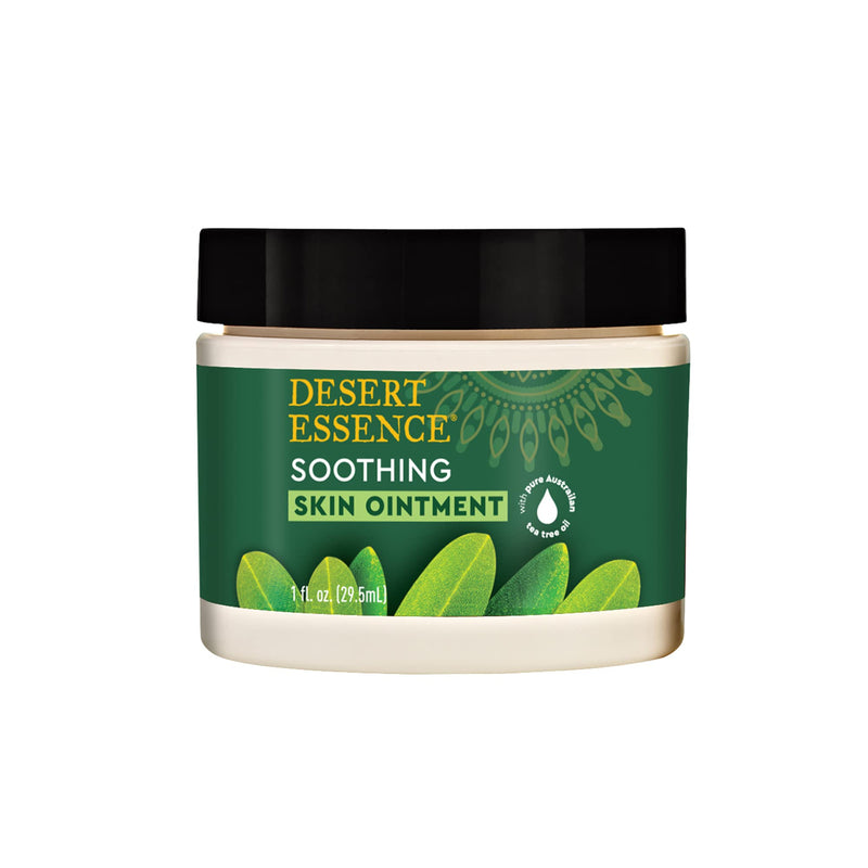 [Australia] - Desert Essence TEA TREE OIL SKIN OINTMENT ‚Äì Itch Relief, Rash Cream for Razor Burn - Soothing Balm with Lavender & Jojoba - Gluten & Cruelty-Free - 1 oz 1 Fl Oz (Pack of 1) 