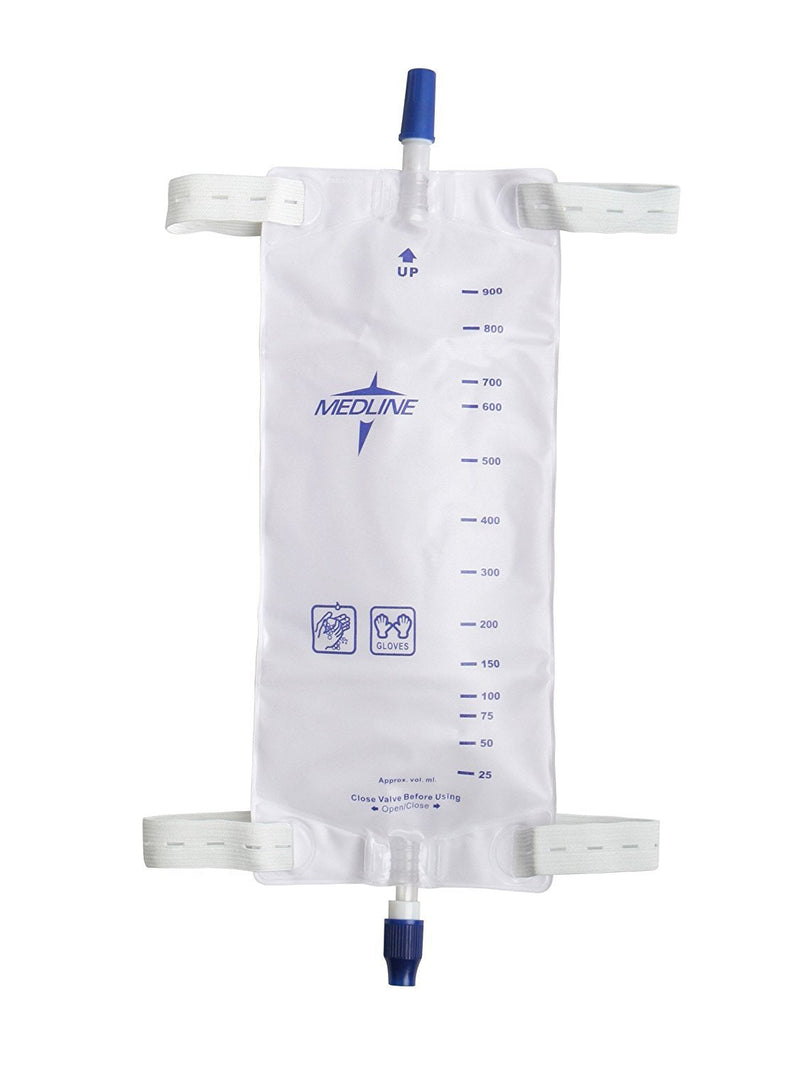 [Australia] - DYND12578H - Medline Leg Bags with Twist Valve 