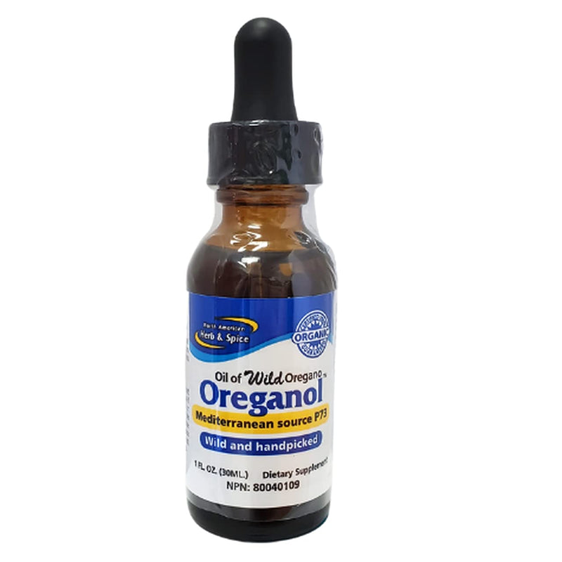 [Australia] - NORTH AMERICAN HERB & SPICE Oreganol P73-1 fl. oz. - Supports Healthy Immune & Inflammatory Response - Wild Oregano Oil - Non-GMO, Certified Organic - 432 Total Servings 1 Fl Oz (Pack of 1) 