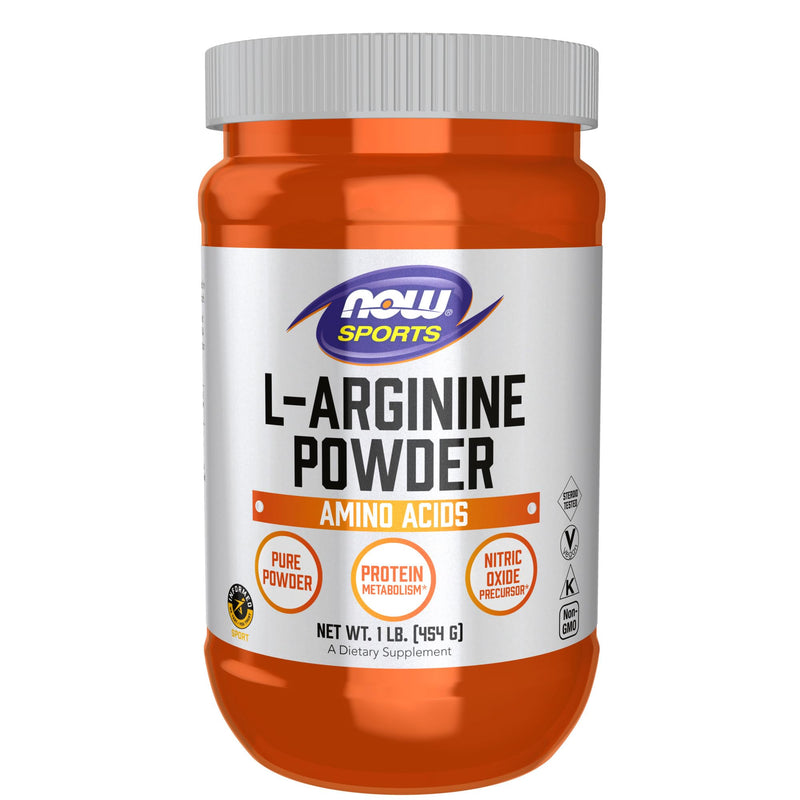 [Australia] - NOW Sports Nutrition, L-Arginine Powder, Nitric Oxide Precursor, Amino Acids, 1-Pound 1 Pound (Pack of 1) 