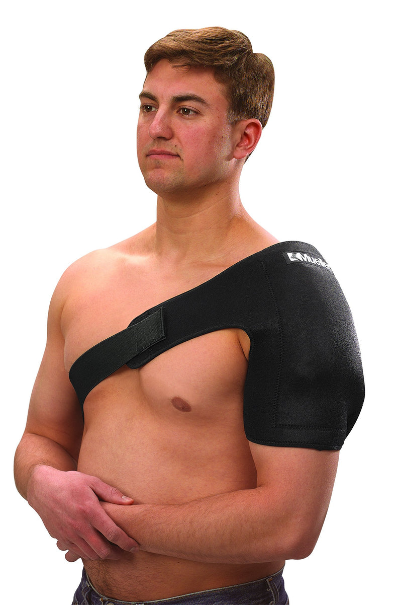 [Australia] - MUELLER Sports Medicine Reusable Cold/Hot Therapy Wrap, Ice Pack, Cold & Hot Packs for Injuries and Pain Relief, Black, Large 
