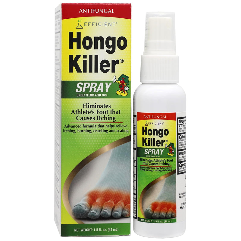 Hongo Killer Antifungal Spray, Athlete's Foot Treatment, 1.50 Fl Oz | Bottle, Pack of 1 1.5 Fl Oz (Pack of 1)