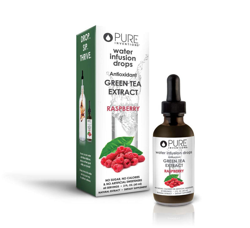 [Australia] - Pure Inventions Green Tea Supplement, Raspberry, 2 Ounce Green Tea Raspberry - Single 