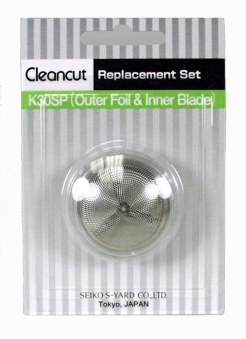 [Australia] - Replacement Kit for Cleancut ES412 Personal Shaver - Blade and Foil Head Replacement for Precision Shaving - Includes New Blade, Foil & Cap - Made in Japan, Easy to Install K30sp 