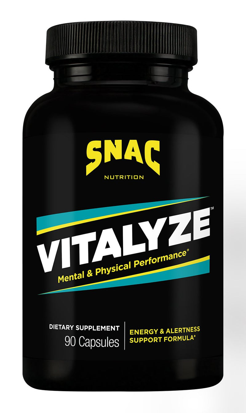 SNAC Vitalyze Mental Alertness & Physical Performance with Vitamin B6, 90ct