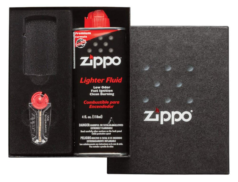 [Australia] - Zippo Lighter Gift Sets Black Slim Lighter Gift Set (Lighter Not Included) 