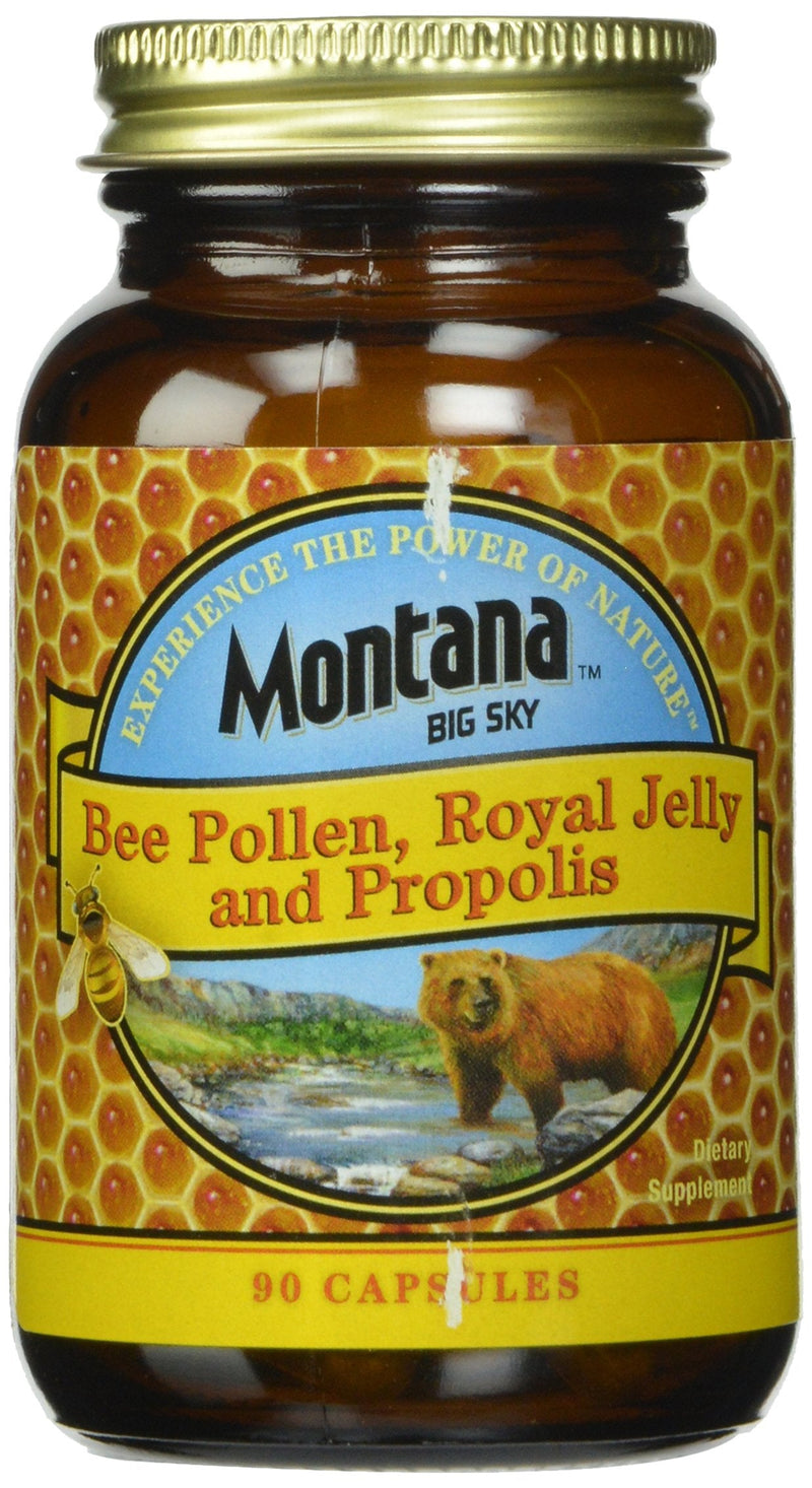 [Australia] - Honey Gardens Bee Pollen Royal Jelly and Propolis Capsules, 90 Count 