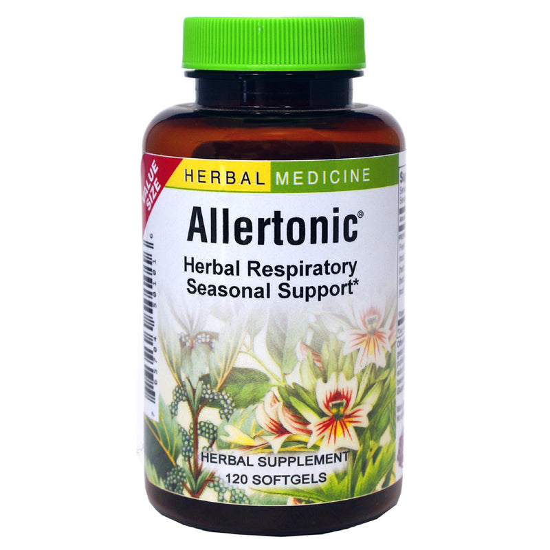 [Australia] - Herbs Etc. Allertonic - Healthy Breathing Support - Herbal Blend to Aid Against Seasonal Discomfort - Lung & Respiratory Health Support with Stinging Nettle - 120 Softgels (120 Servings) 120 Count (Pack of 1) 