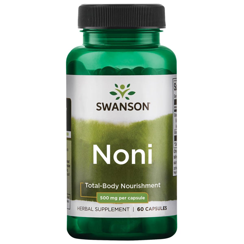 [Australia] - Swanson Noni 500 Milligrams 60 Capsules 