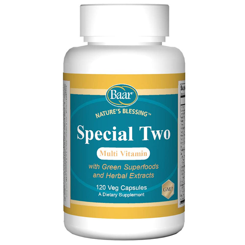 Baar Special Two Multivitamin, 120 Capsules | Multivitamin formula, convenient daily supplement, capsule format