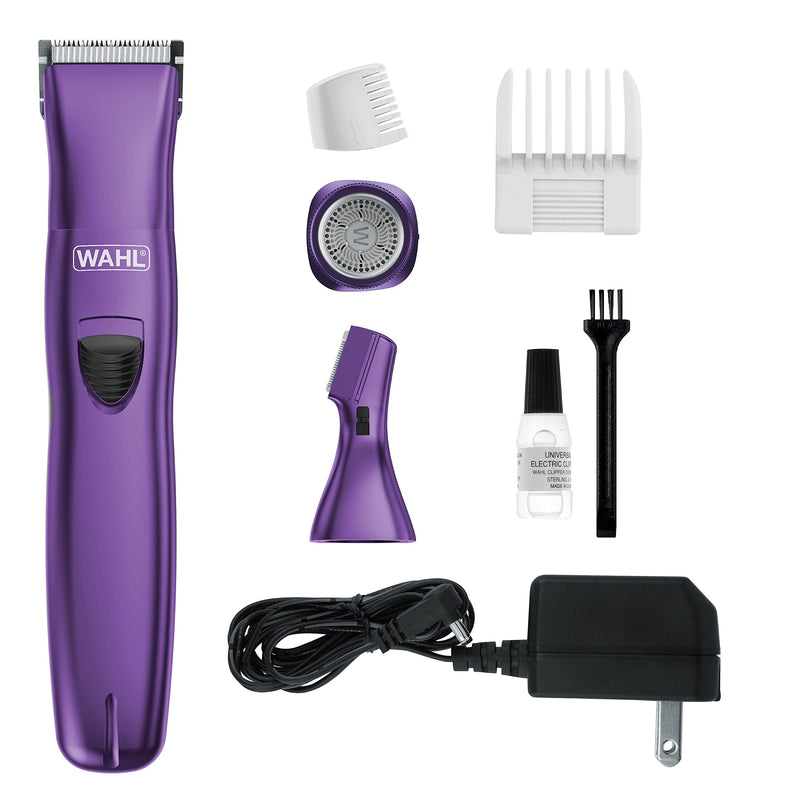[Australia] - Wahl Pure Confidence Rechargeable Electric Trimmer, Shaver, & Detailer for Smooth Shaving & Trimming of The Face, Underarm, Eyebrows, & Bikini Areas – Model 9865-100 