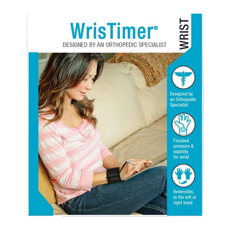 [Australia] - Brownmed - IMAK RSI WrisTimer - Wrist Brace for Carpal Tunnel, Arthritis & Tendonitis - Comfortable Wrist Support for Working, Gaming & More - Offers Gentle Wrist Compression for Men & Women - Small 