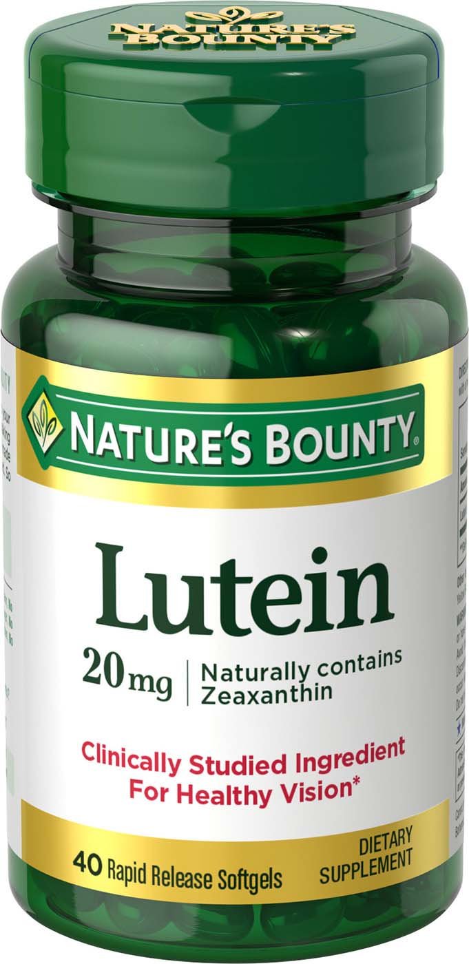 [Australia] - Nature's Bounty Lutein 20 mg 40 Softgels (Pack of 2) 40 Count (Pack of 2) 
