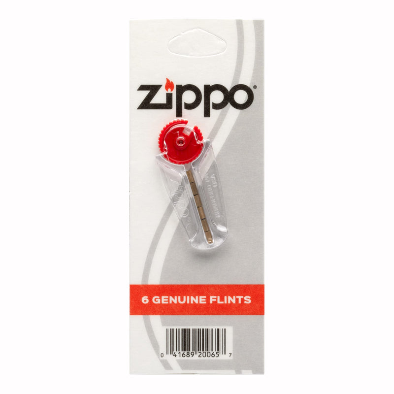 [Australia] - Zippo 2406N(576) Flints, 1 card of 6 flints 