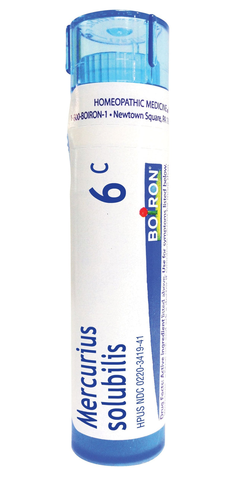 Boiron Mercurius Solubilis 6C (Pack of 5), Homeopathic Medicine for Sore Throat 5 Count