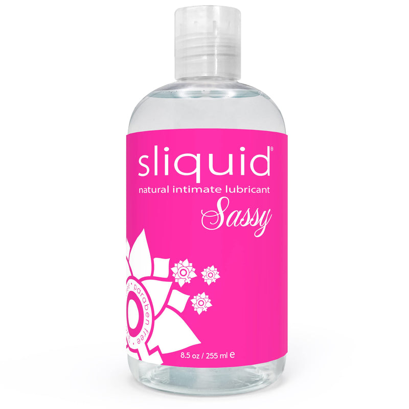 [Australia] - Sliquid Sassy Water-Based Lube - Thick, Long-Lasting Gel, Natural Lube for Women/Men/Couples, Unscented, 8.5 Fl Oz 8.5 Fl Oz (Pack of 1) 
