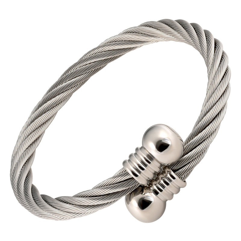 [Australia] - Magnetic Bracelet High Power Stainless Wire Door Knob Large - Wrist Size 8" - 9" 