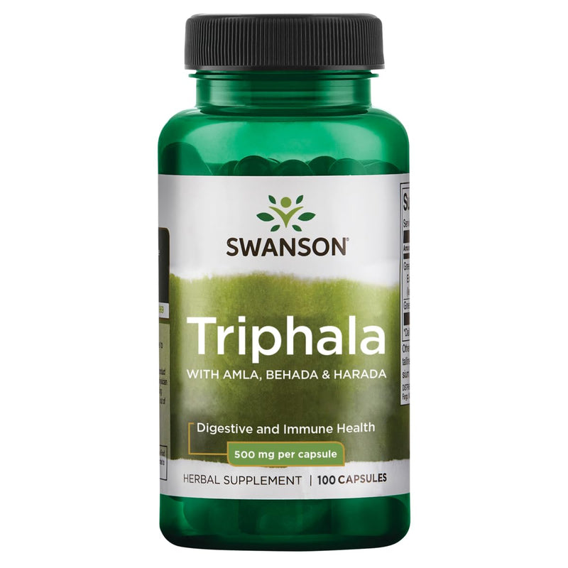 [Australia] - Swanson Triphala Cleanse Detox GI Tract 500 mg 100 Capsules (Caps) 