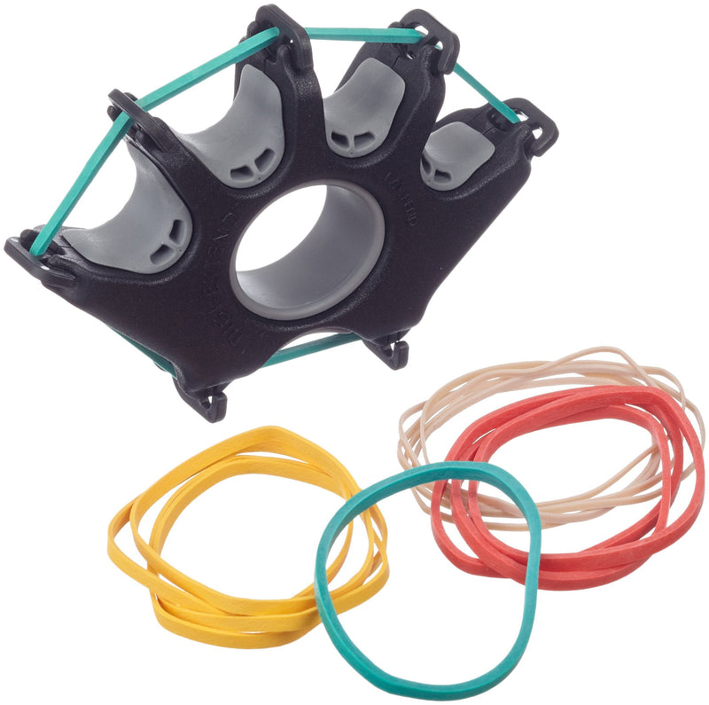 [Australia] - CanDo 10-0775 Digi-Extend Hand Exerciser Package, Black, 15pcs 