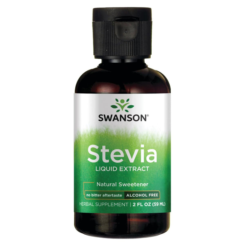 [Australia] - Swanson Liquid Stevia (Alcohol Free) 2 fl Ounce (59 ml) Liquid 