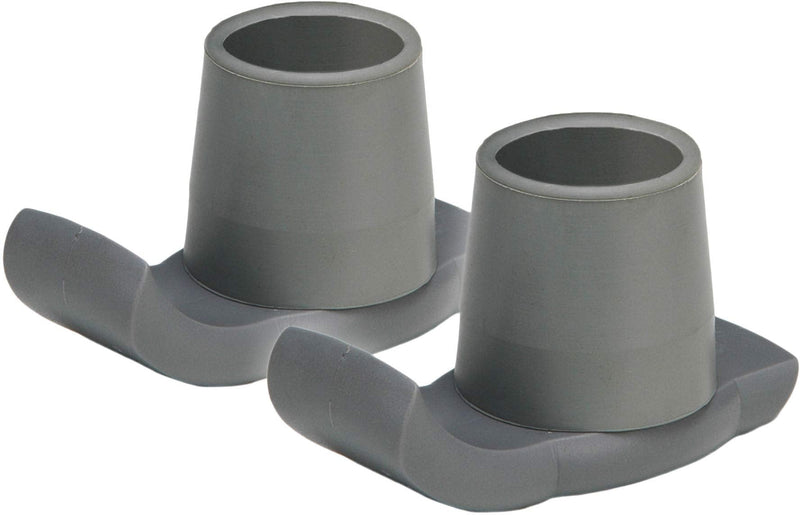 [Australia] - NOVA Medical Products Walker Glide Skis, Universal Fit, One Pair, Gray 