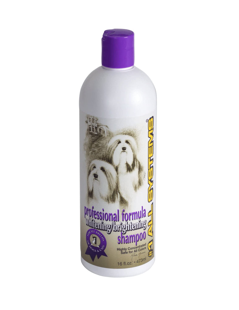 #1 All Systems Professional Formula Whitening Pet Shampoo, 16-Ounce - PawsPlanet Australia
